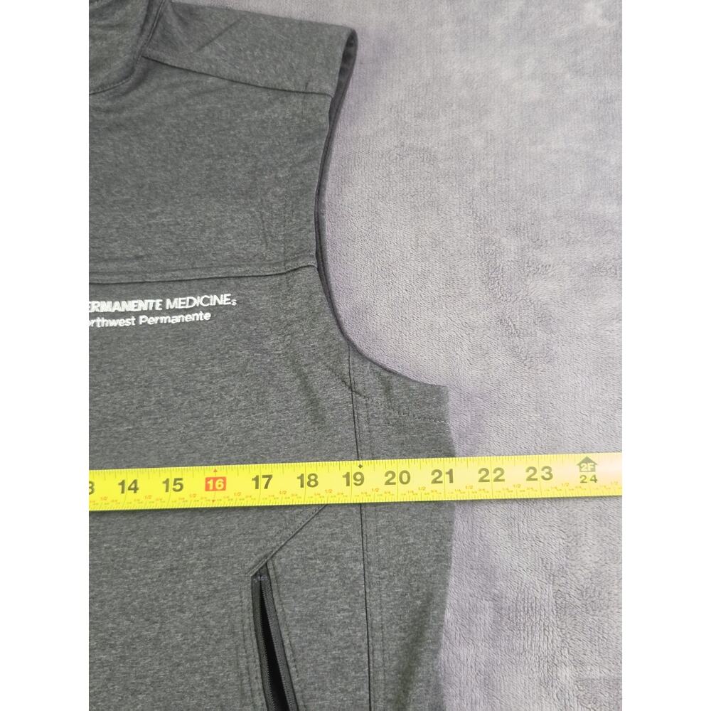 The North Face Men's Size M WindWall Softshell Vest Grey Winter C37-38 - Picture 3 of 11
